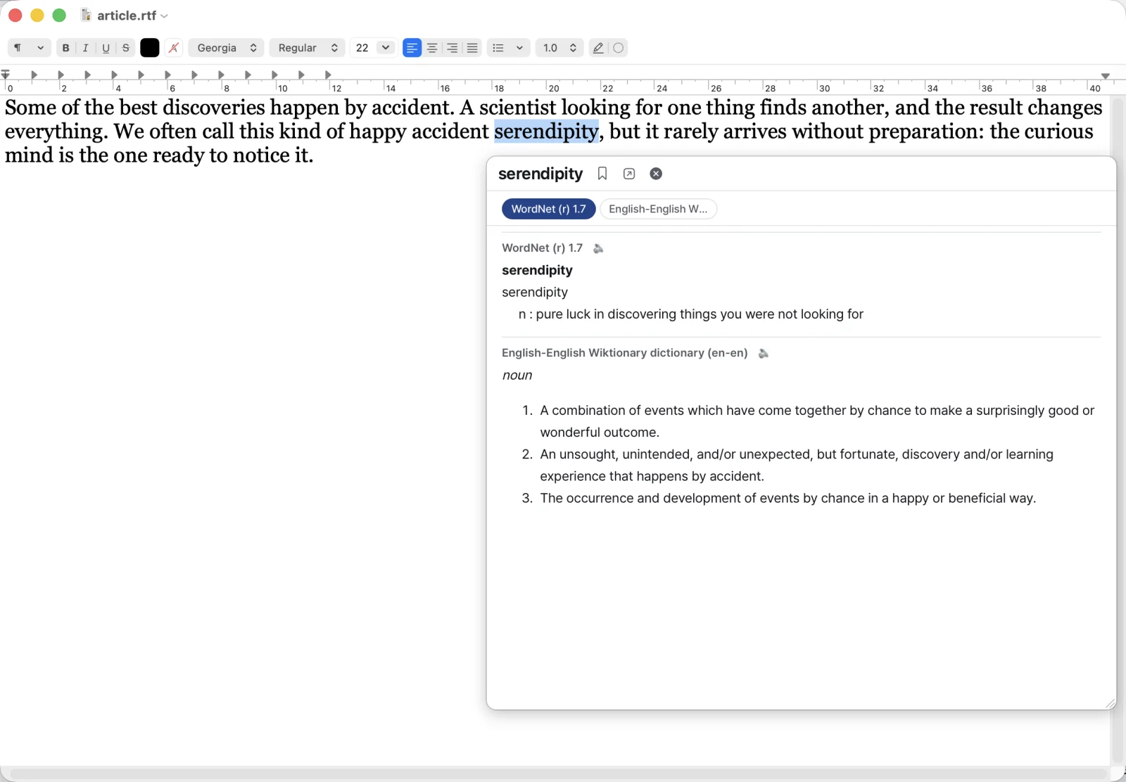 다른 앱 위에 뜬 RealDict 찾기 팝업